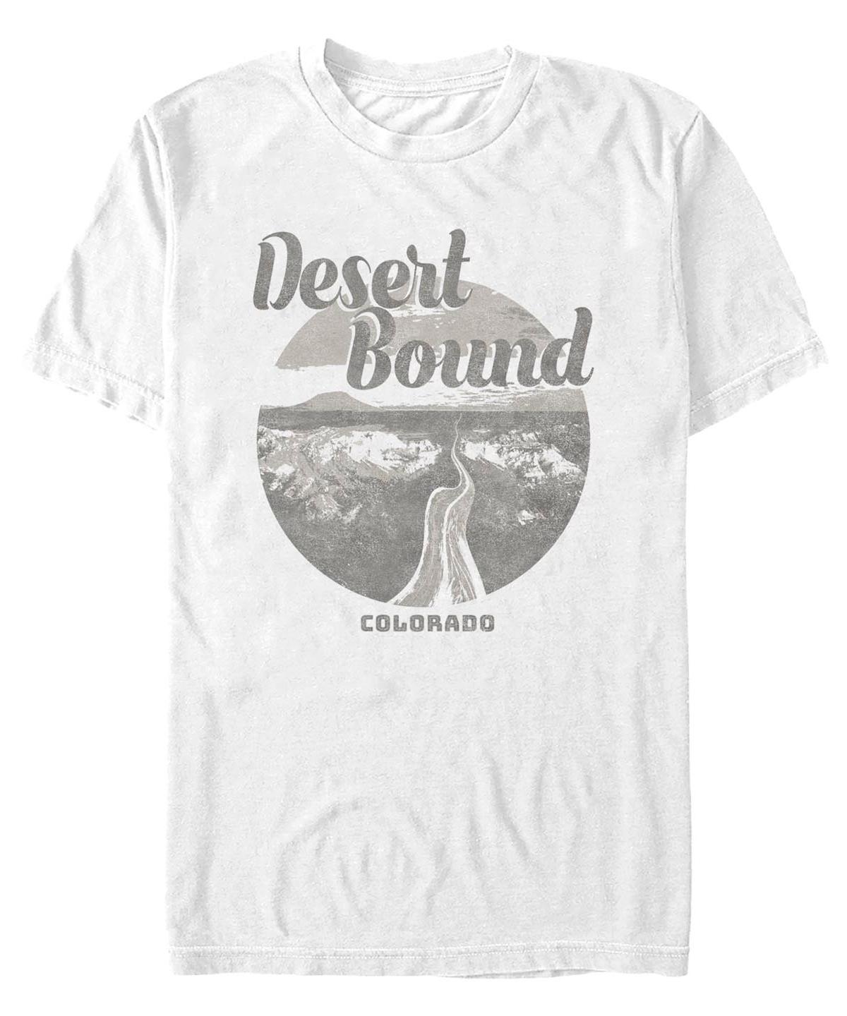 Men's Desert Bound Colorado Gray Logo Tee, Size: XL, White Product Image