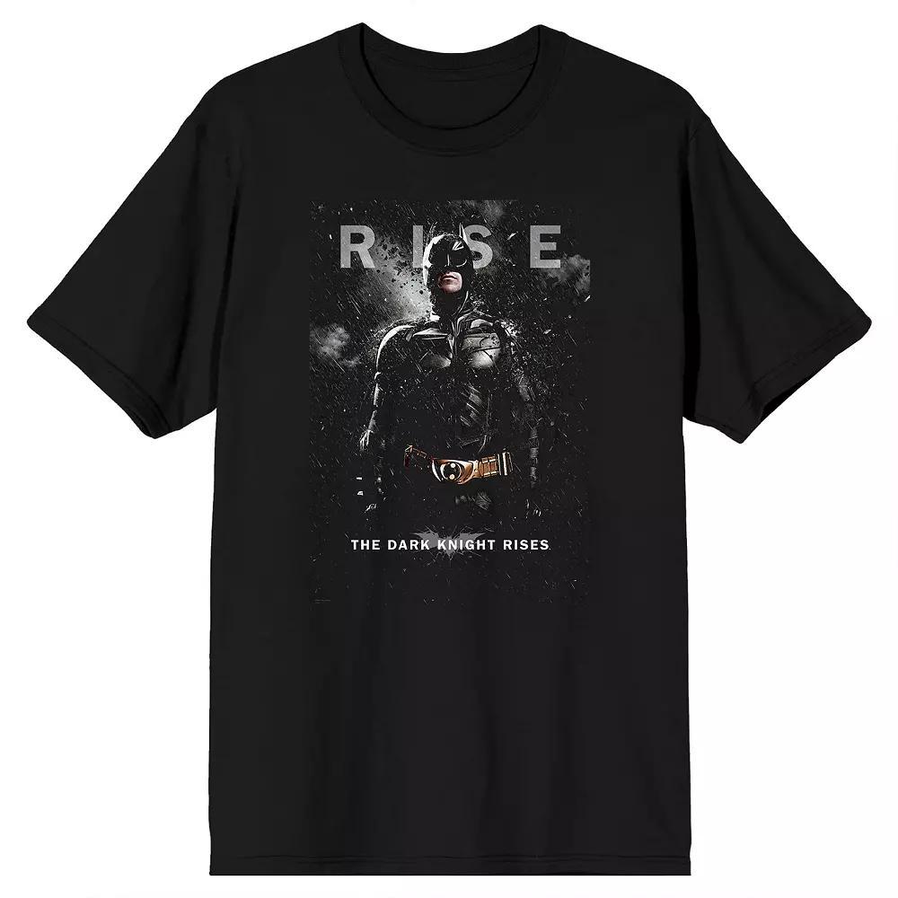 Men's DC Comics Batman Dark Knight Rises Tee, Size: XL, Black Product Image