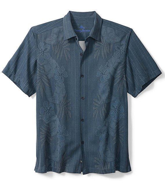 Tommy Bahama Bali Border Silk Short Sleeve Woven Shirt Product Image