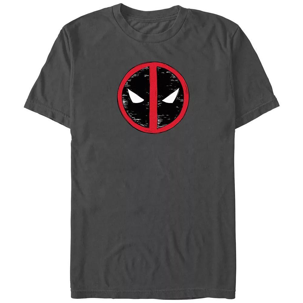 Men's Deadpool And Wolverine Scratch Logo Graphic Tee, Size: Small, Red Product Image