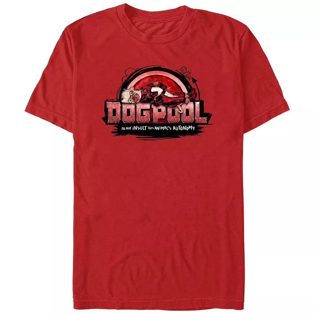 Men's Deadpool And Wolverine Dogpool Don't Insult Graphic Tee, Size: Large, Red Product Image