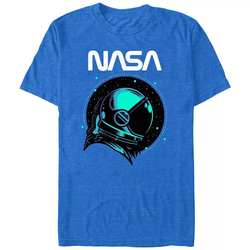 Big & Tall Nasa Astronaut Helmet Graphic Tee, Men's, Size: 5XL, Royal Grey Product Image