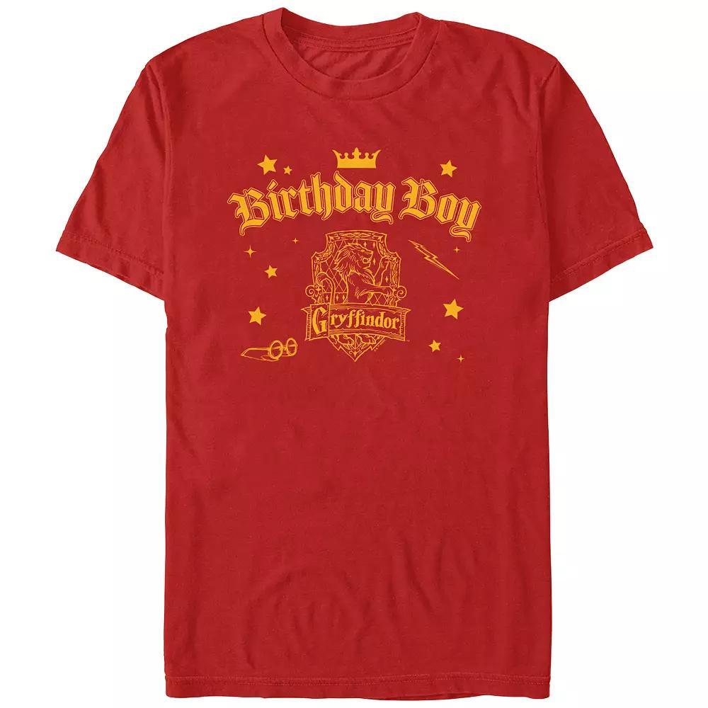 Mens Harry Potter Gryffindor Birthday Boy Graphic Tee Product Image