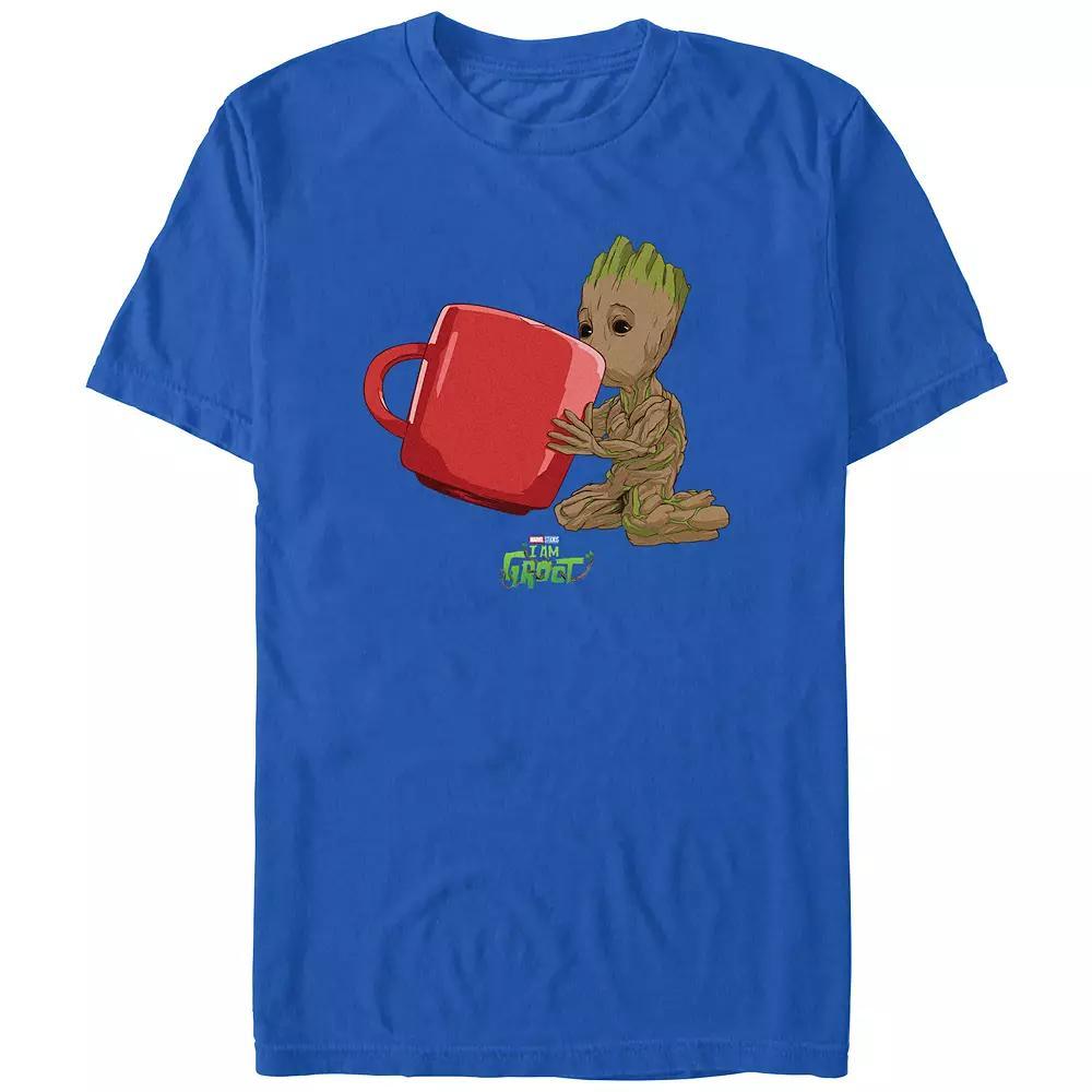 Men's Sonic The Hedgehog Rings Tree Graphic Tee, Size: Large, Blue Product Image
