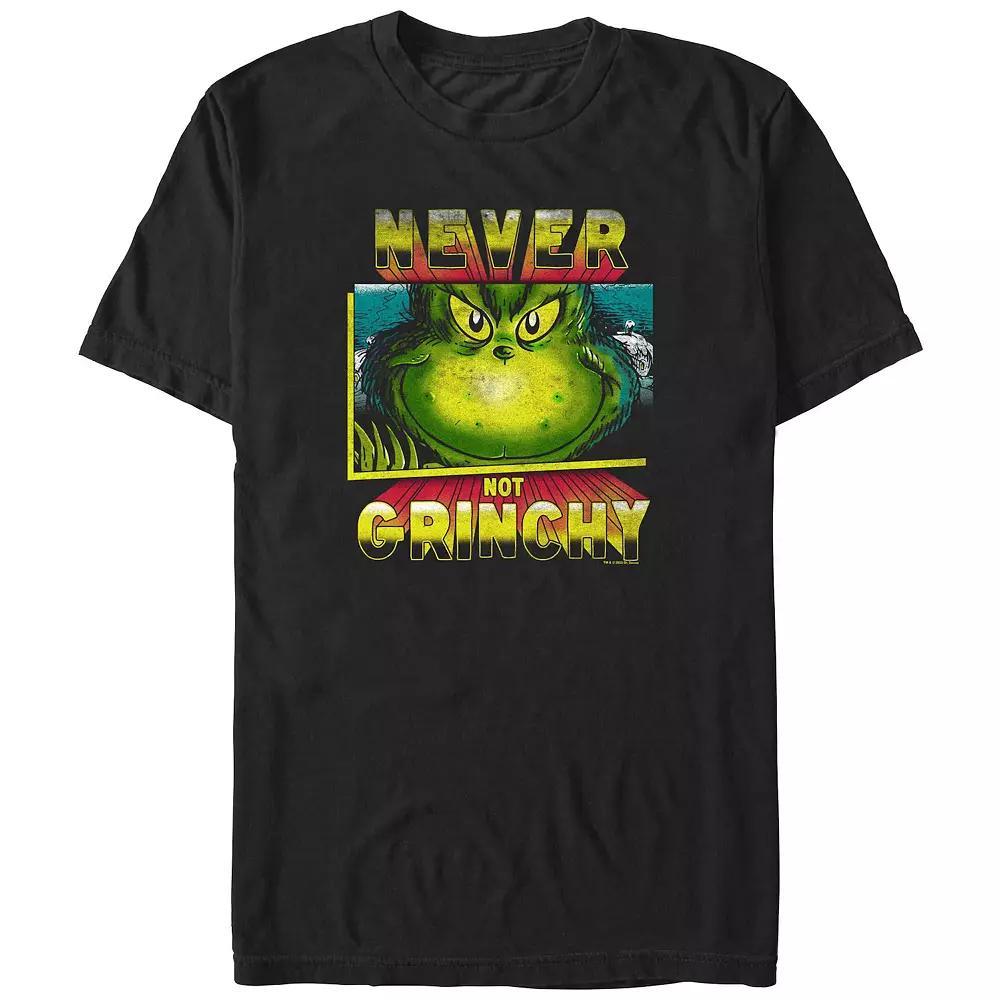 Big & Tall Dr. Seuss Never Not Grinchy Graphic Tee, Men's, Size: XL Tall, Black Product Image