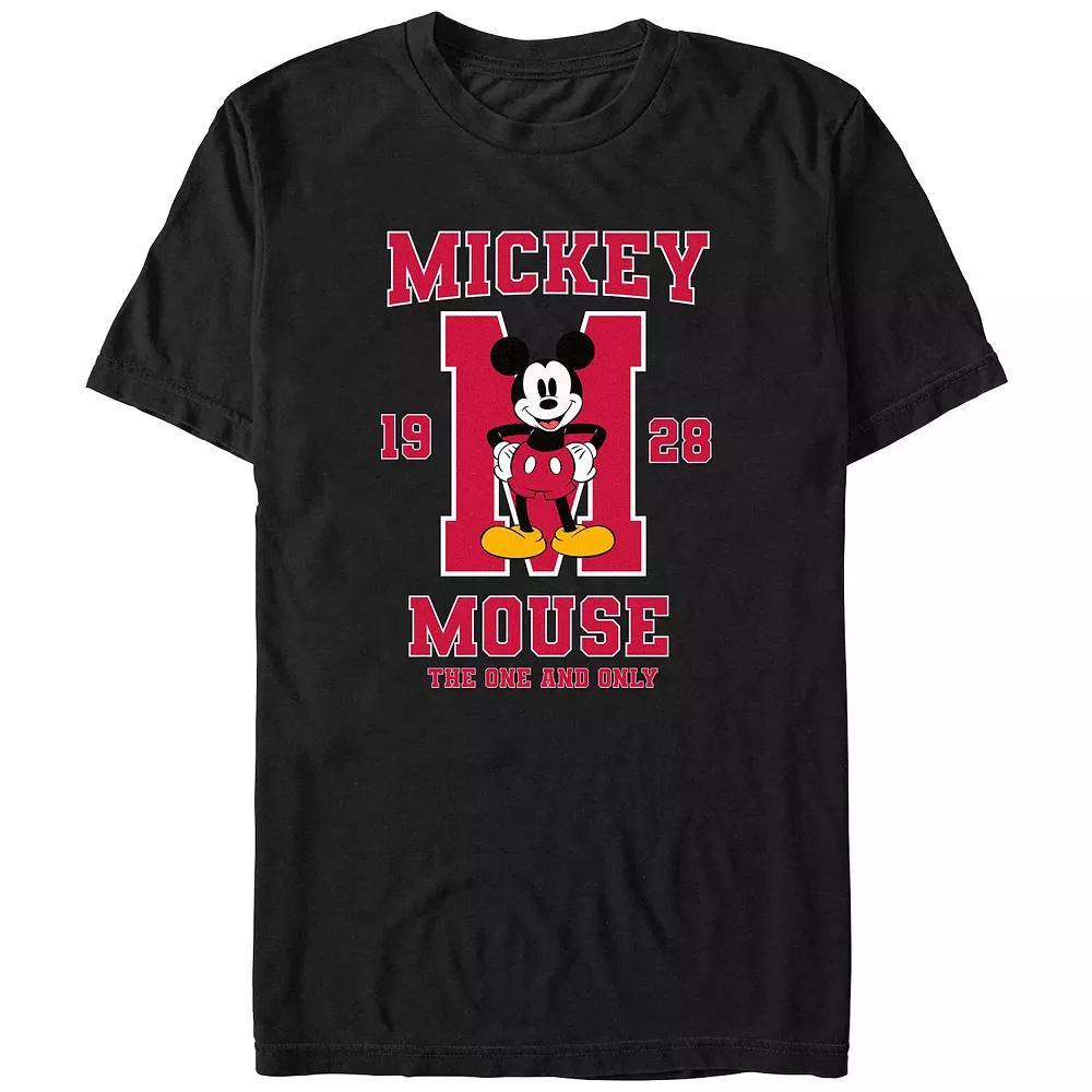 Disney's Mickey Mouse The One And Only 1928 Big & Tall Graphic Tee, Men's, Size: 5XB, Black Product Image