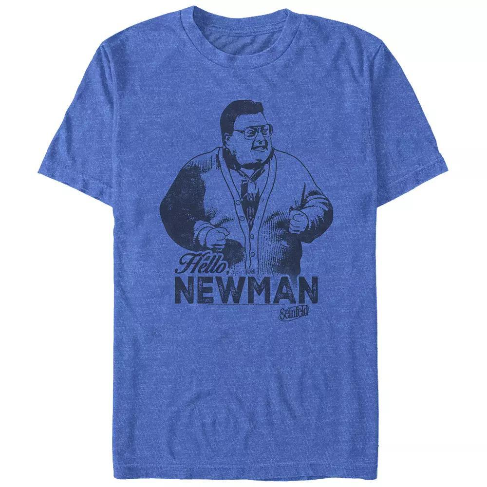 Big & Tall Seinfeld Hello Newman Graphic Tee, Men's, Size: 3XL Tall, Royal Grey Product Image