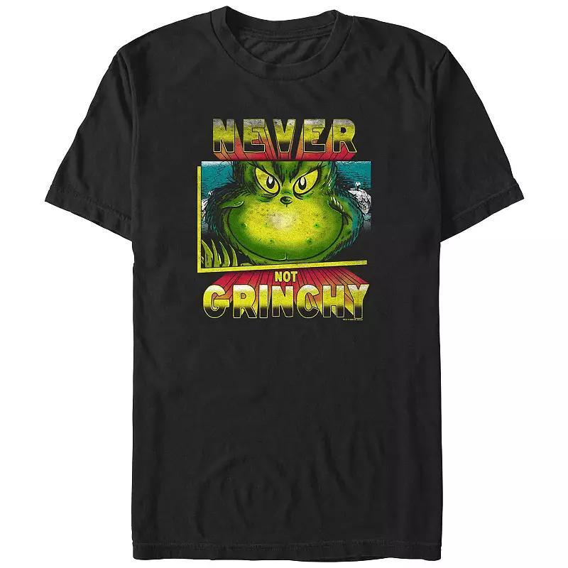 Big & Tall Dr. Seuss Never Not Grinchy Graphic Tee, Men's, Size: XL Tall, Black Product Image