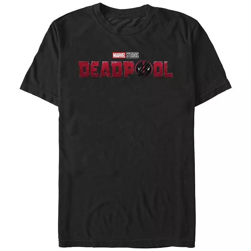 Men's Deadpool And Wolverine Scratch Logo Graphic Tee, Size: Small, Red Product Image