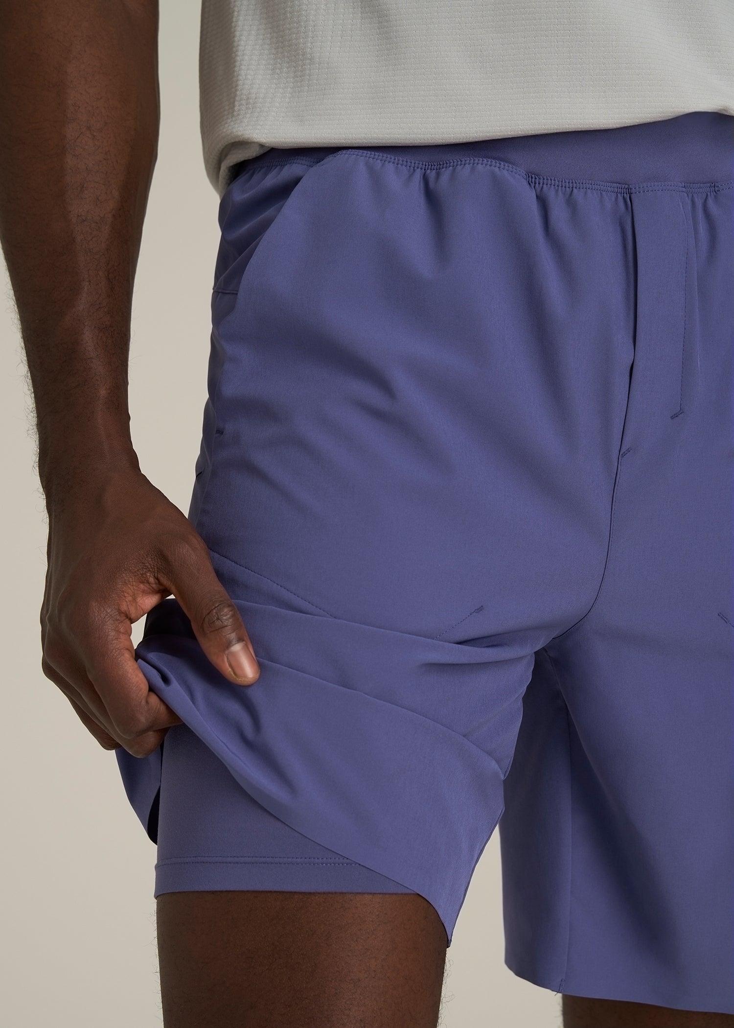2-in-1 Featherweight Running Short for Tall Men in Future Dusk Male Product Image
