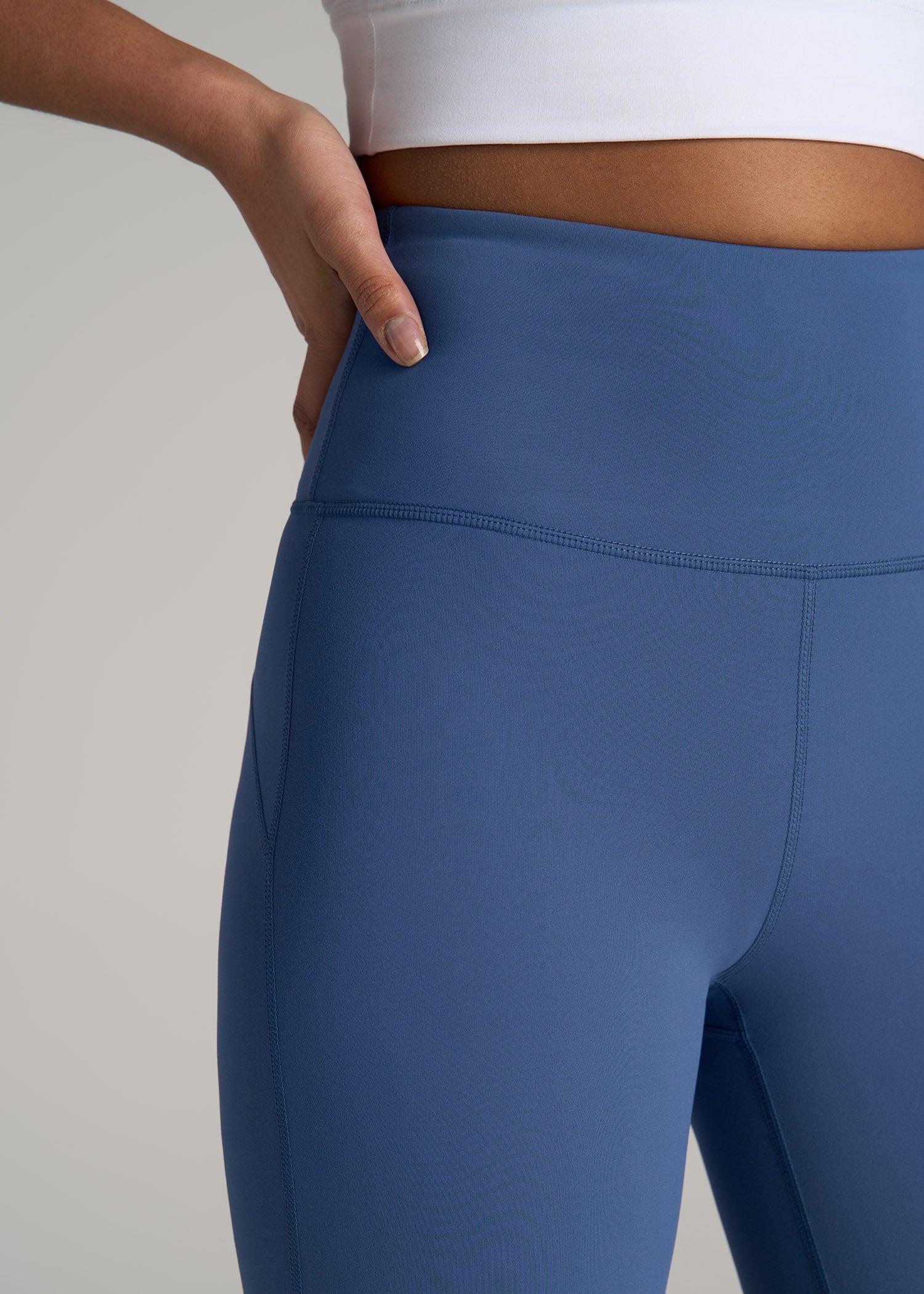 AT Balance Tall Women's Flare Yoga Pants in Steel Blue Product Image