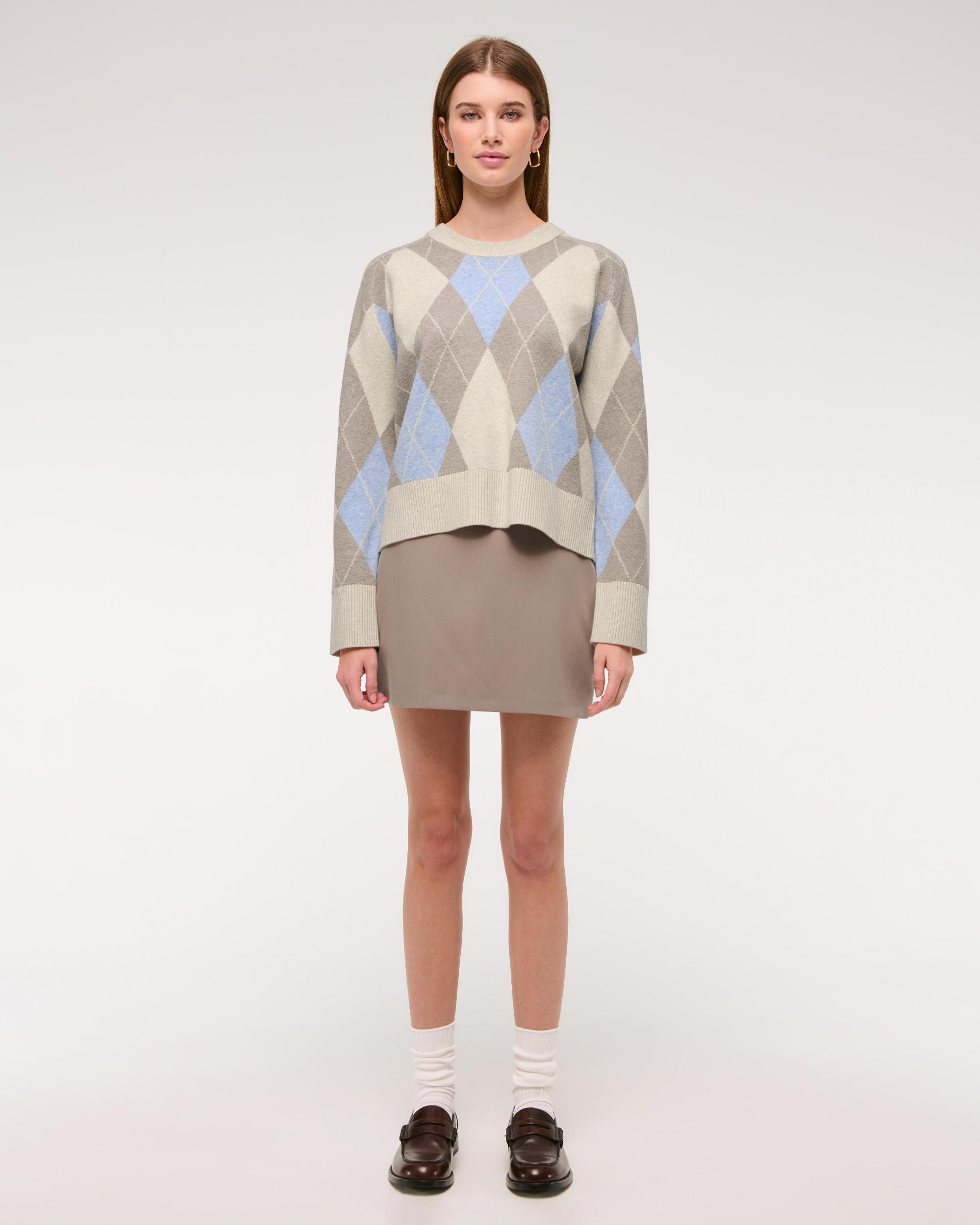 The A&F Madeline Textural Crew Sweater Product Image