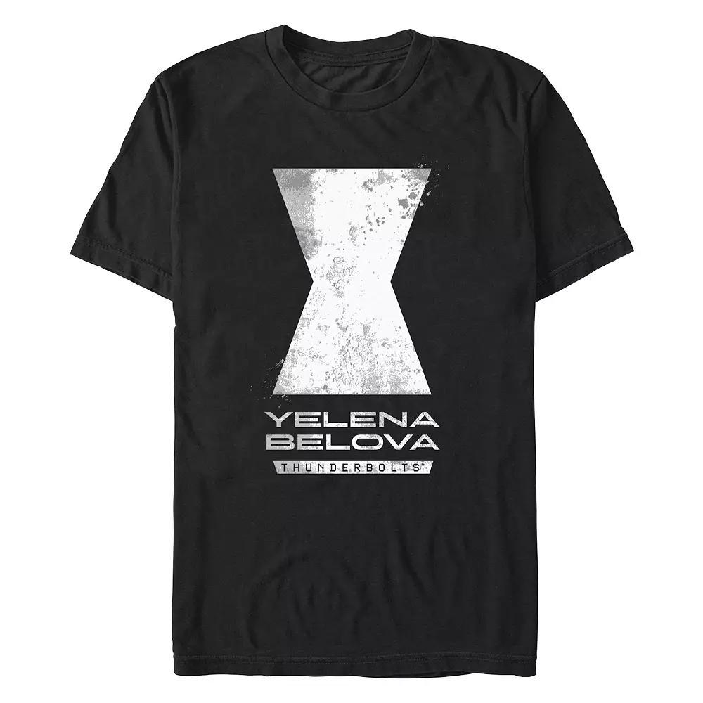 Big & Tall Marvel Thunderbolts Yelena Belova Symbol Graphic Tee, Men's, Size: XL Tall, Black Product Image