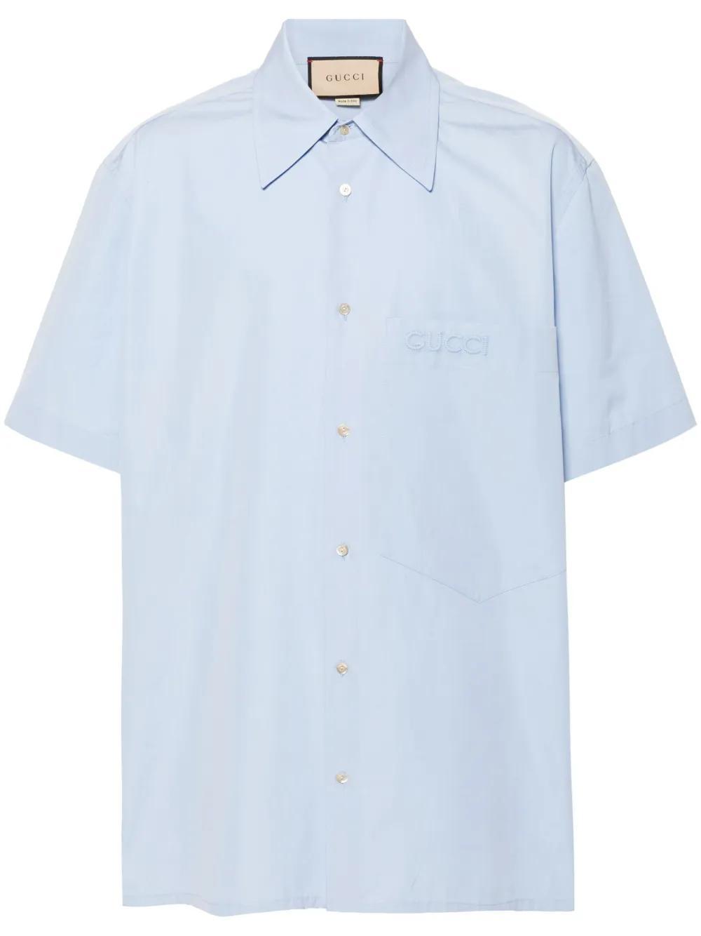 logo-embossed shirt Product Image
