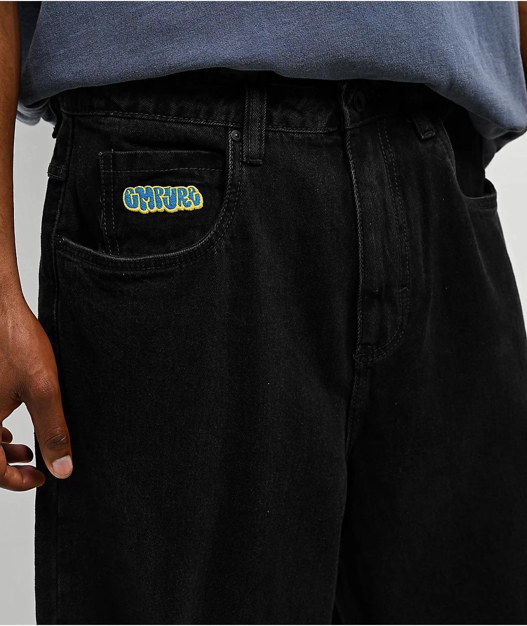 Empyre Loose Fit Scramble Grey Skate Jeans Product Image