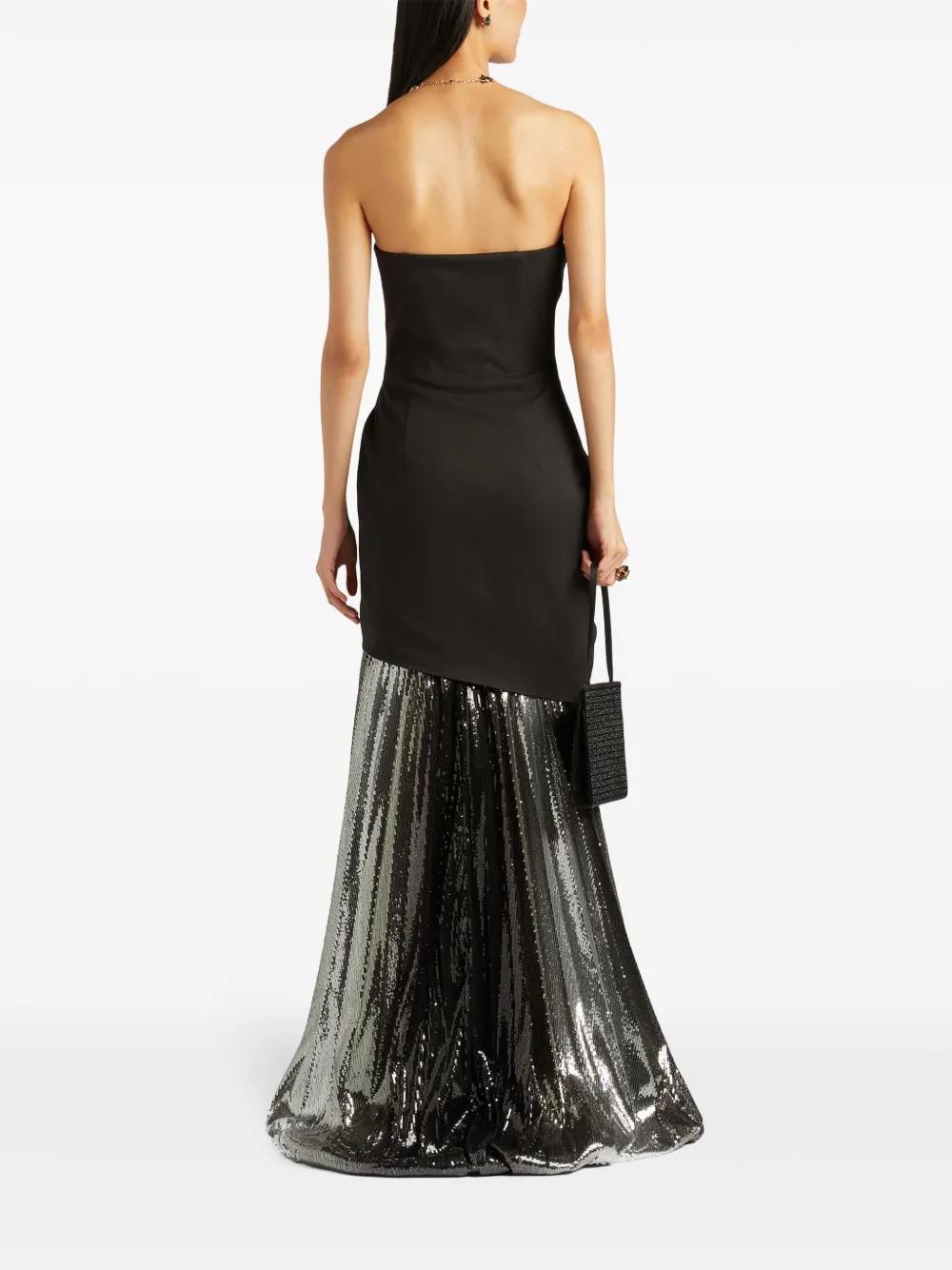layered-design maxi dress Product Image