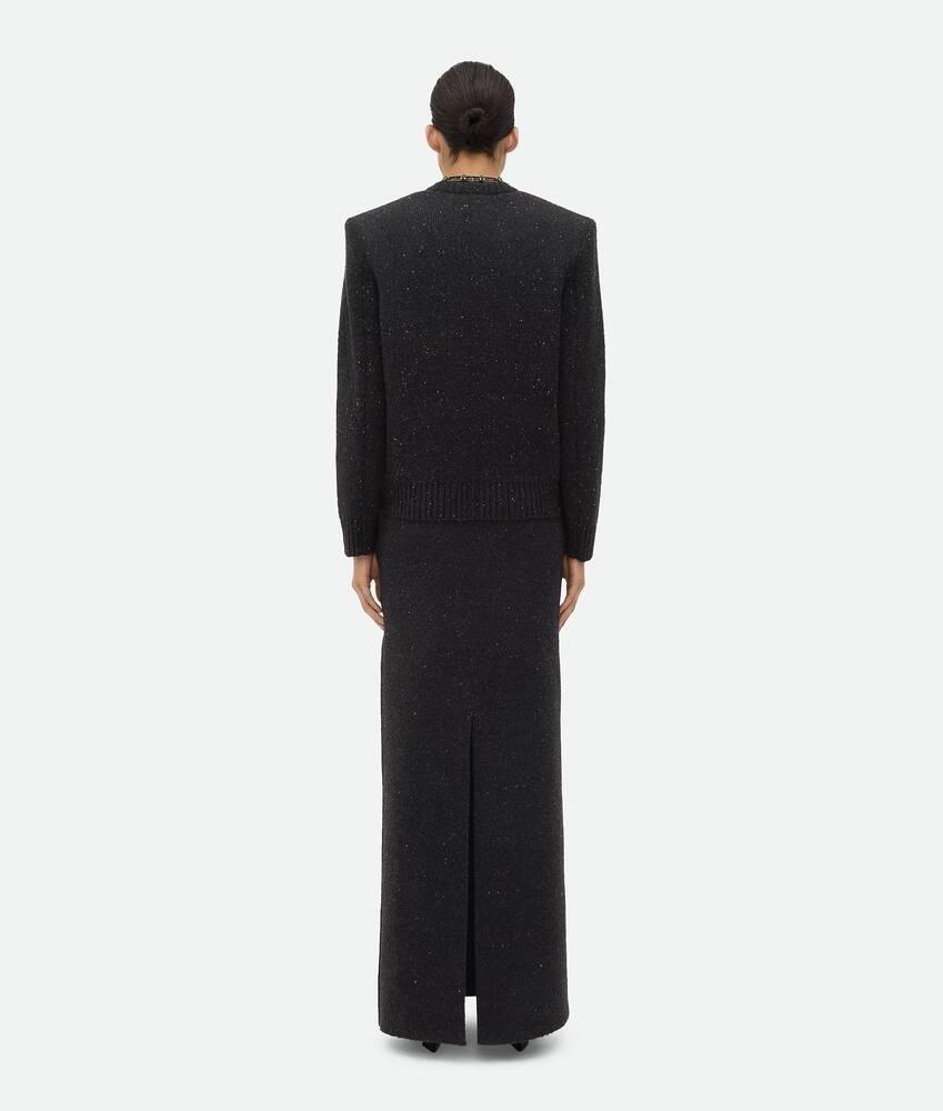 Women's Wool Tailored Jumper in Dark grey melange Product Image