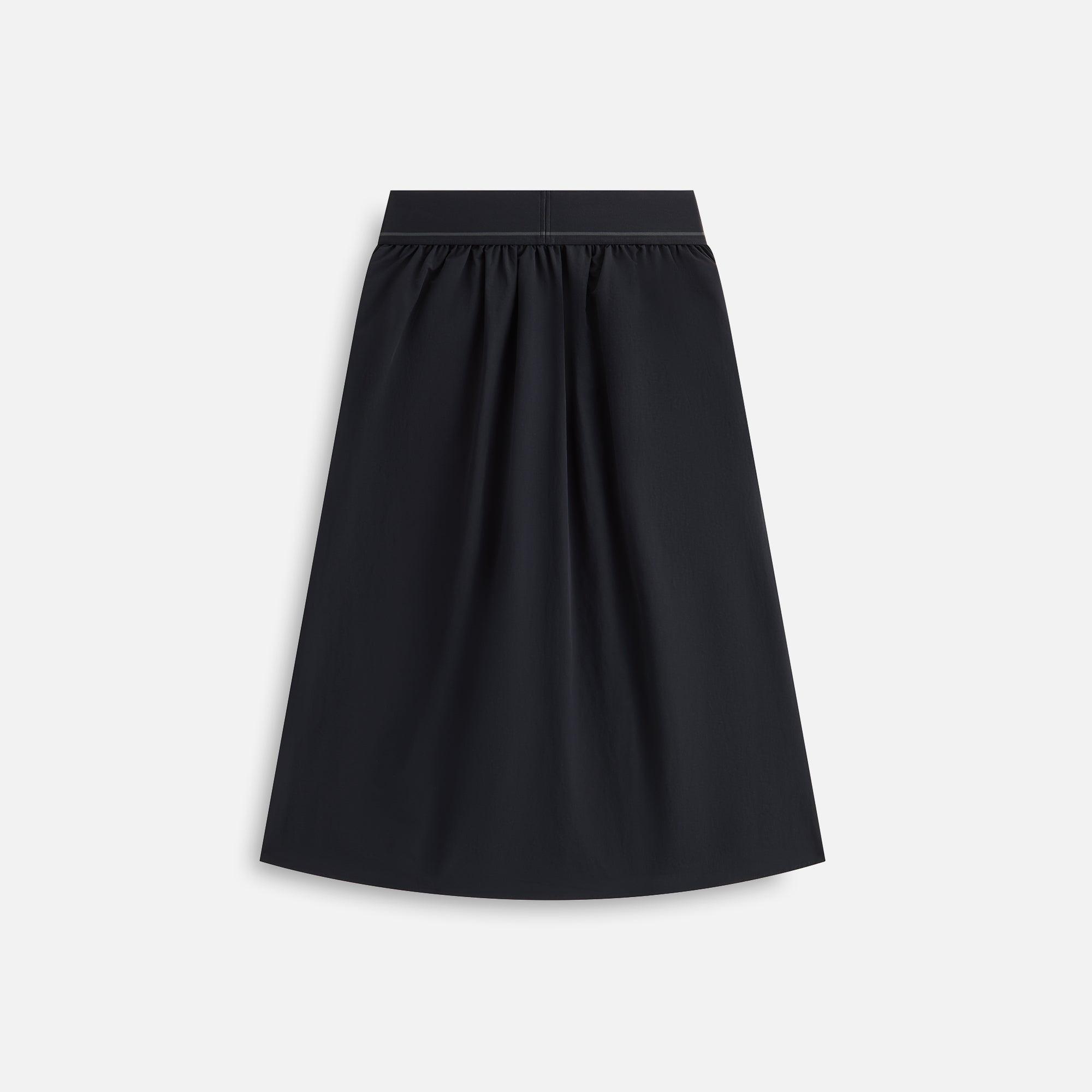 Kith Women Nadine Nylon Maxi Skirt - Black Female Product Image