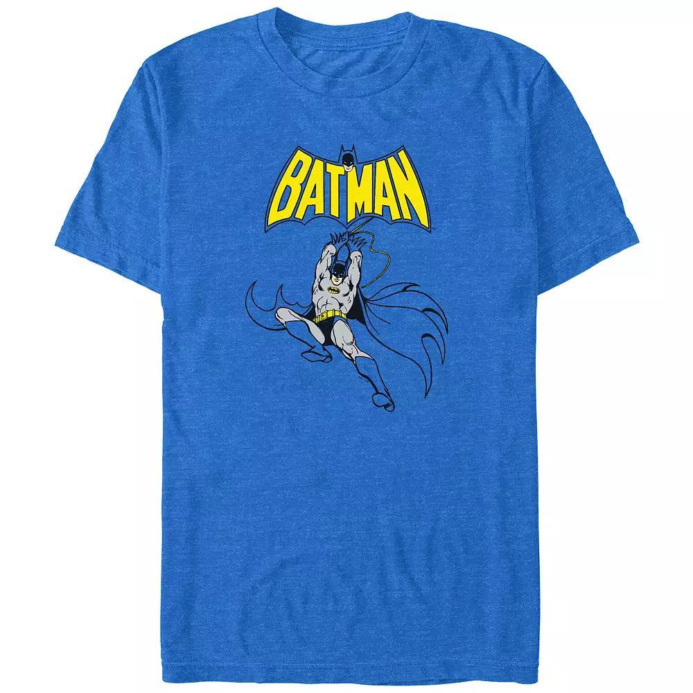 Big & Tall DC Comics Batman Descending Graphic Tee, Men's, Size: XL Tall, Royal Grey Product Image