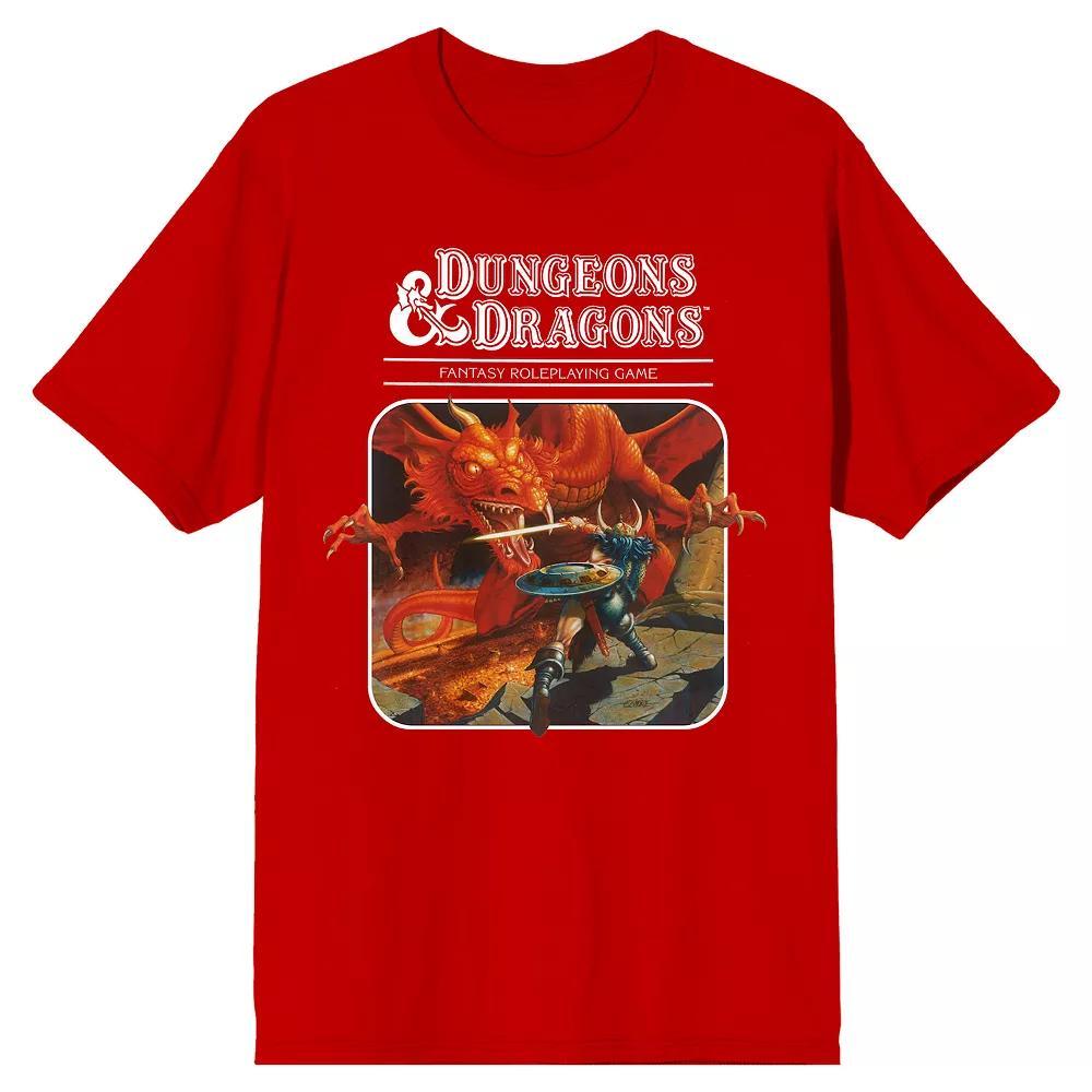 Men's Dungeons & Dragons Fantasy Tee, Size: Medium, Red Product Image