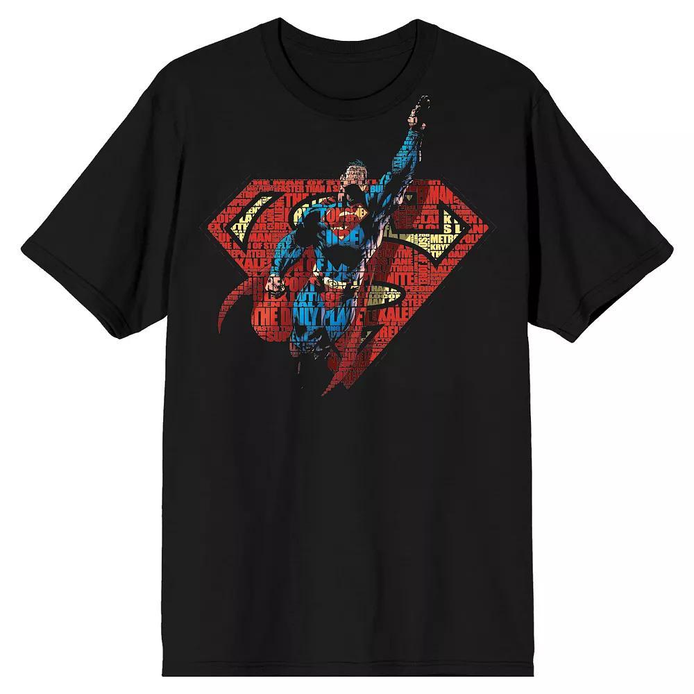 Mens DC Comics Superman Flying S Tee Product Image