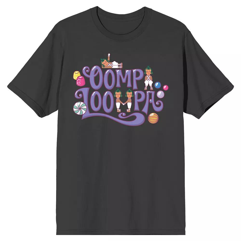 Men's Willy Wonka Oompa Loompa Tee, Size: XL, Gray Product Image