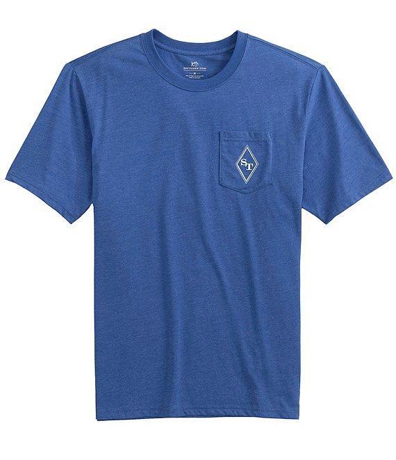 Southern Tide Nautical Diamond Heather Short Sleeve Graphic T-Shirt Product Image