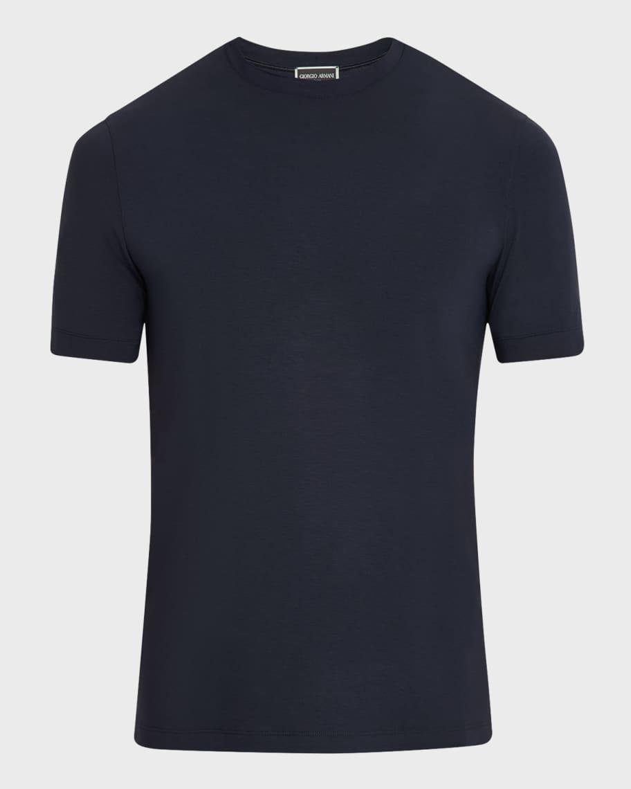 Mens Textured Crew T-Shirt Product Image