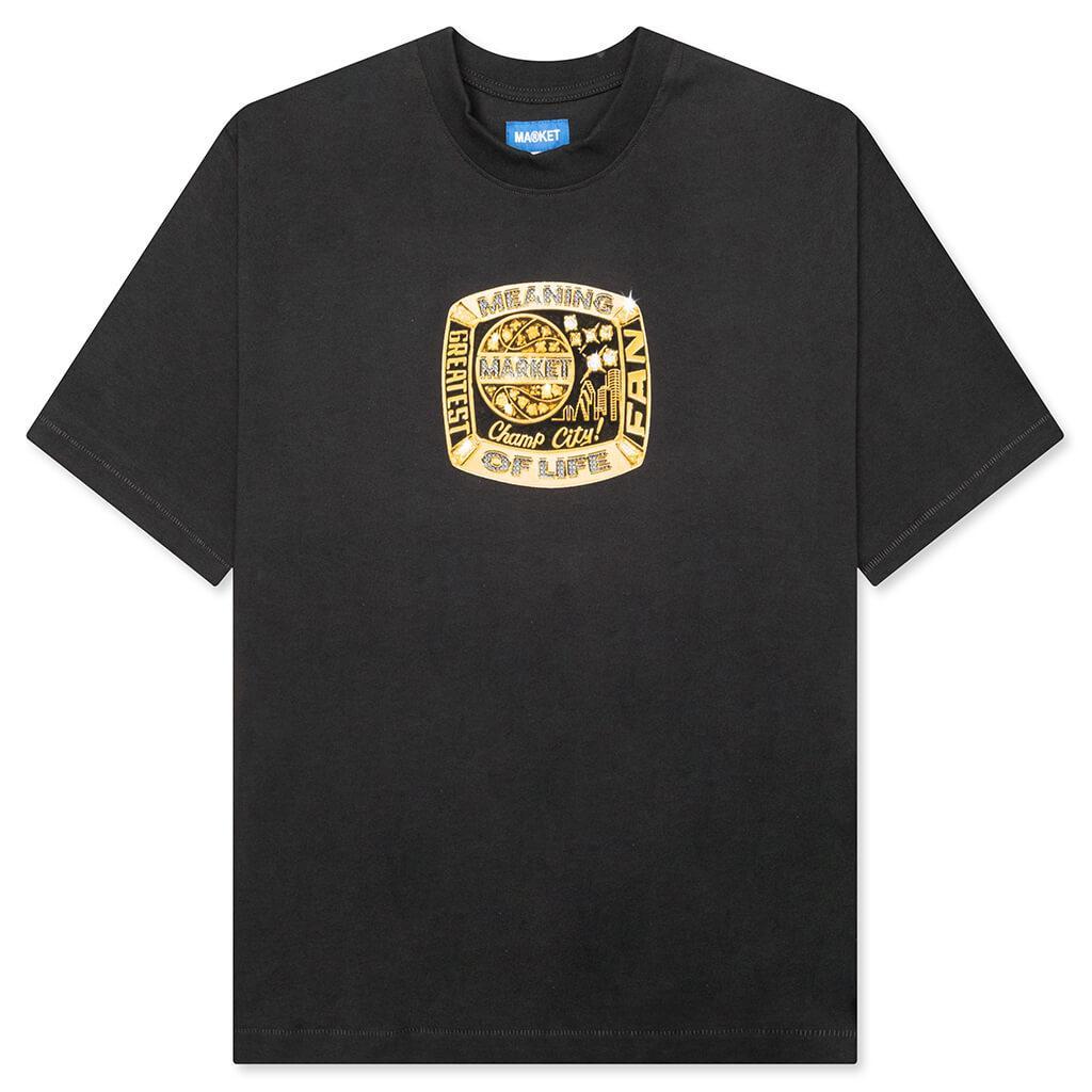 Smiley Masked T-Shirt - Washed Black Male Product Image