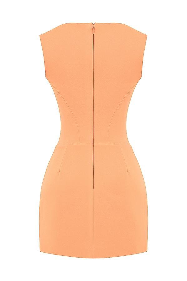 Enya  apricot corset mini dress Product Image