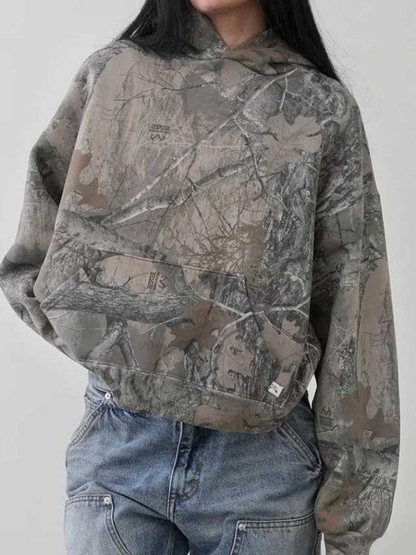 Street Print Oversized Hoodie Product Image