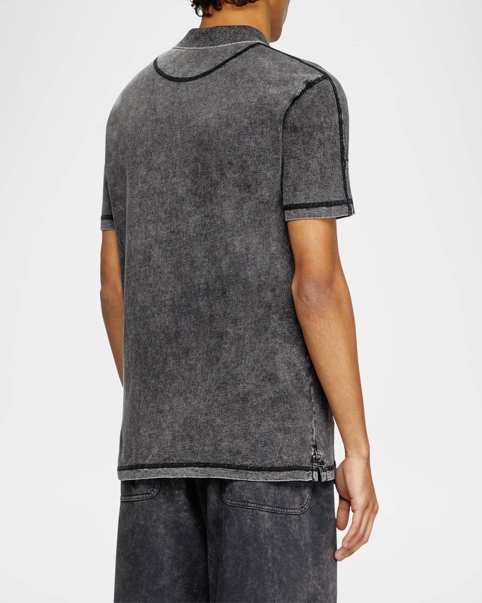 Mens Marble Wash Polo Shirt Product Image