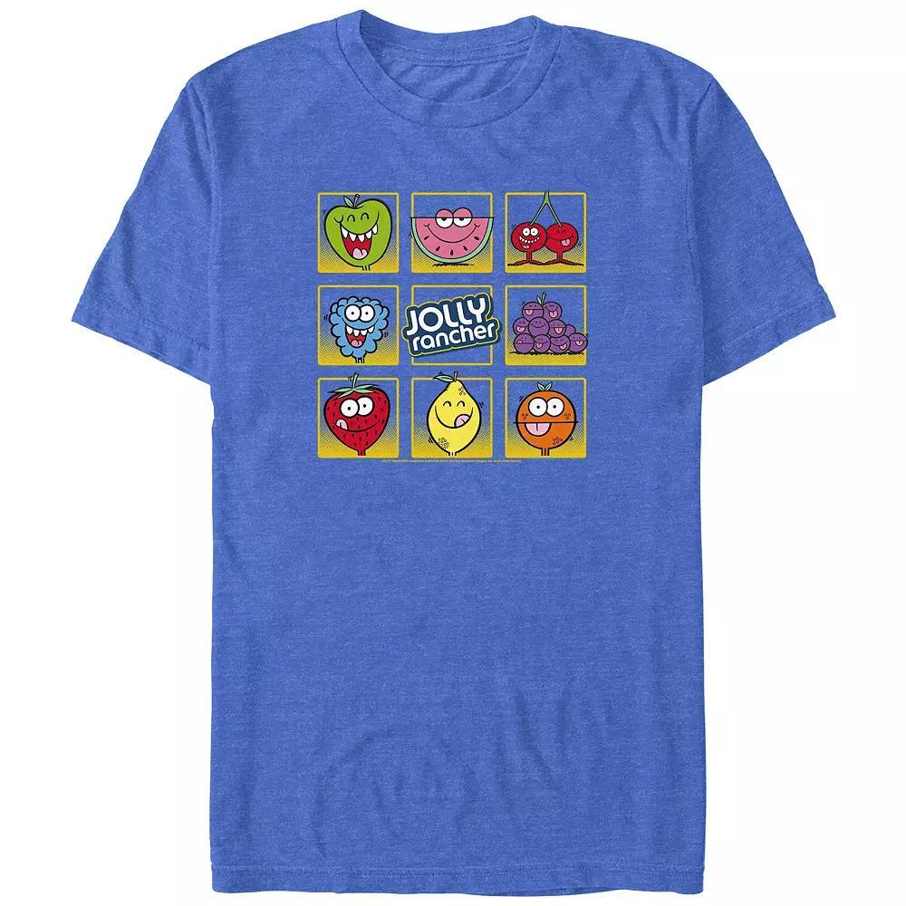 Big & Tall Jolly Rancher Crazy Fruits Graphic Tee, Men's, Size: 3XL, Royal Grey Product Image