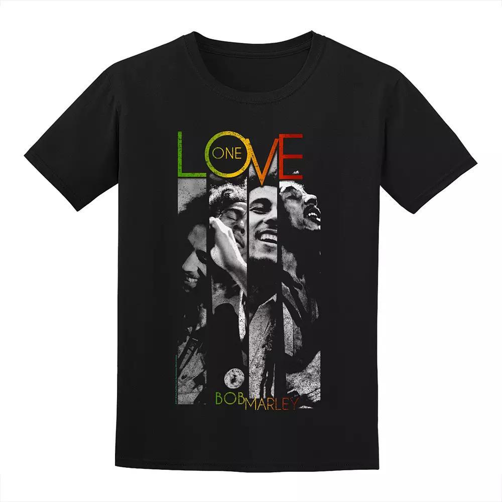 Men's Bob Marley Tee, Size: XL, Black Product Image