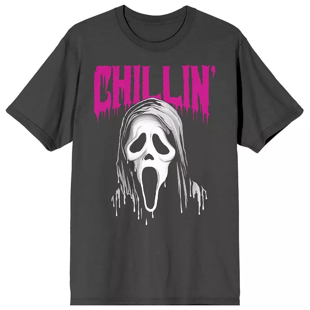 Men's Ghostface Chillin Tee, Size: Medium, Grey Product Image