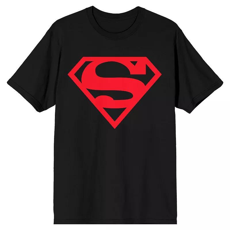 Men's Superman Superboy Logo Tee, Size: Small, Black Product Image