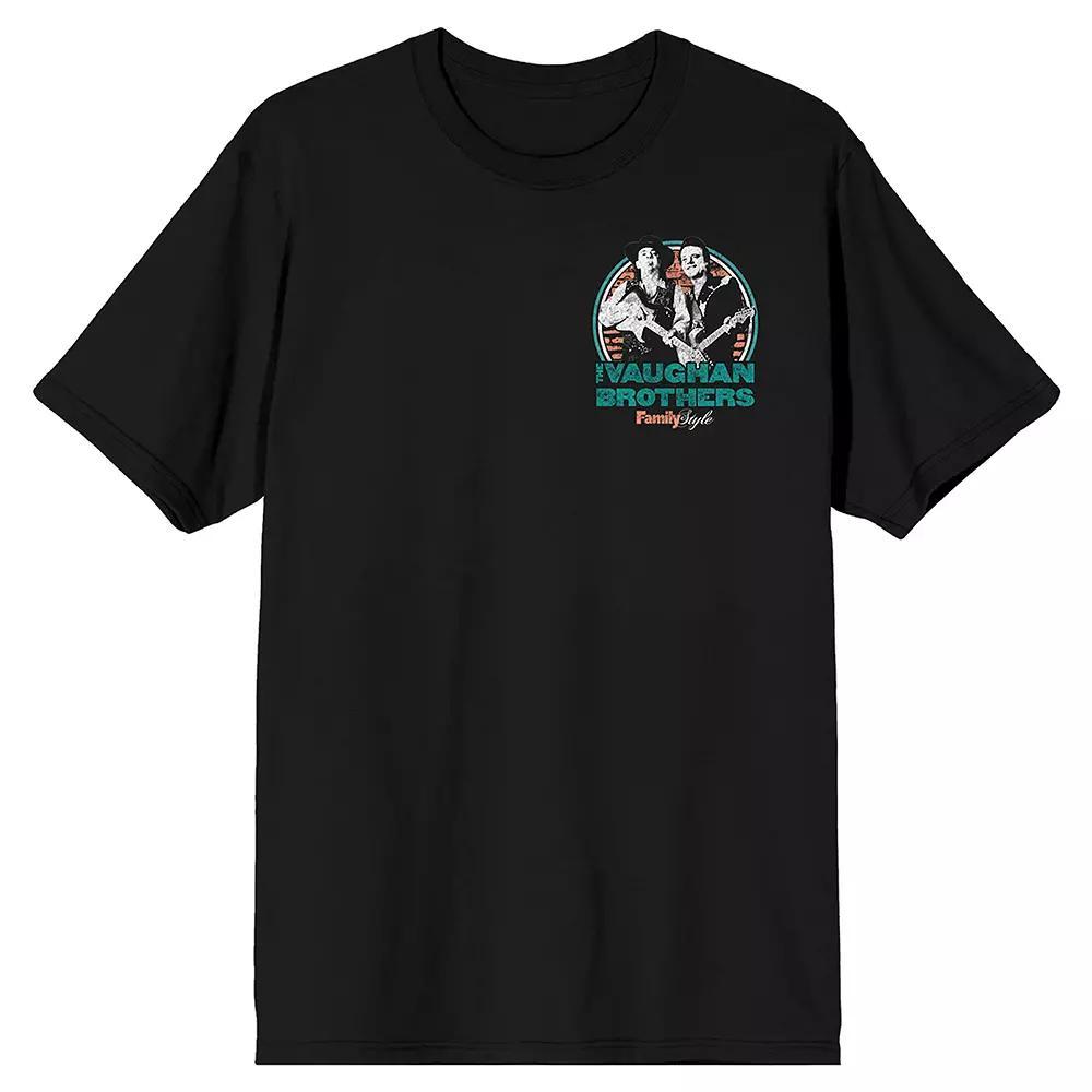 Men's The Vaughan Brothers Family Short Sleeve Graphic T-Shirt, Size: Large, Black Product Image
