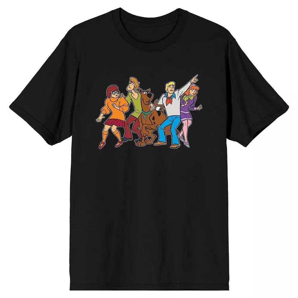 Men's Scooby Doo Classic Cartoon Tee, Size: Small, Black Product Image