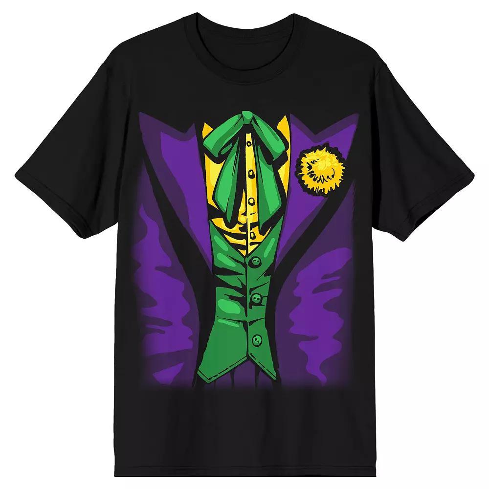 Men's DC Comics The Joker Suit Graphic Tee, Size: Small, Black Product Image
