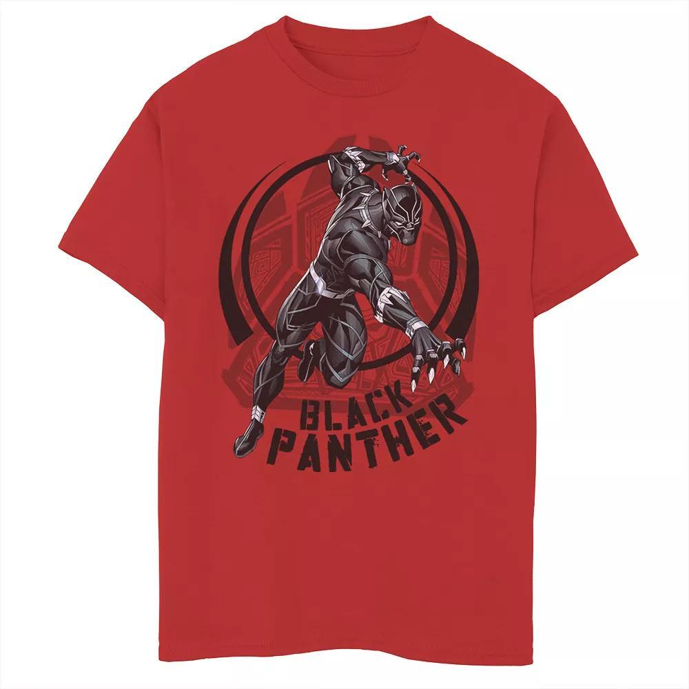 Mens Marvel Black Panther Paw Graphic Tee Athletic Grey Product Image