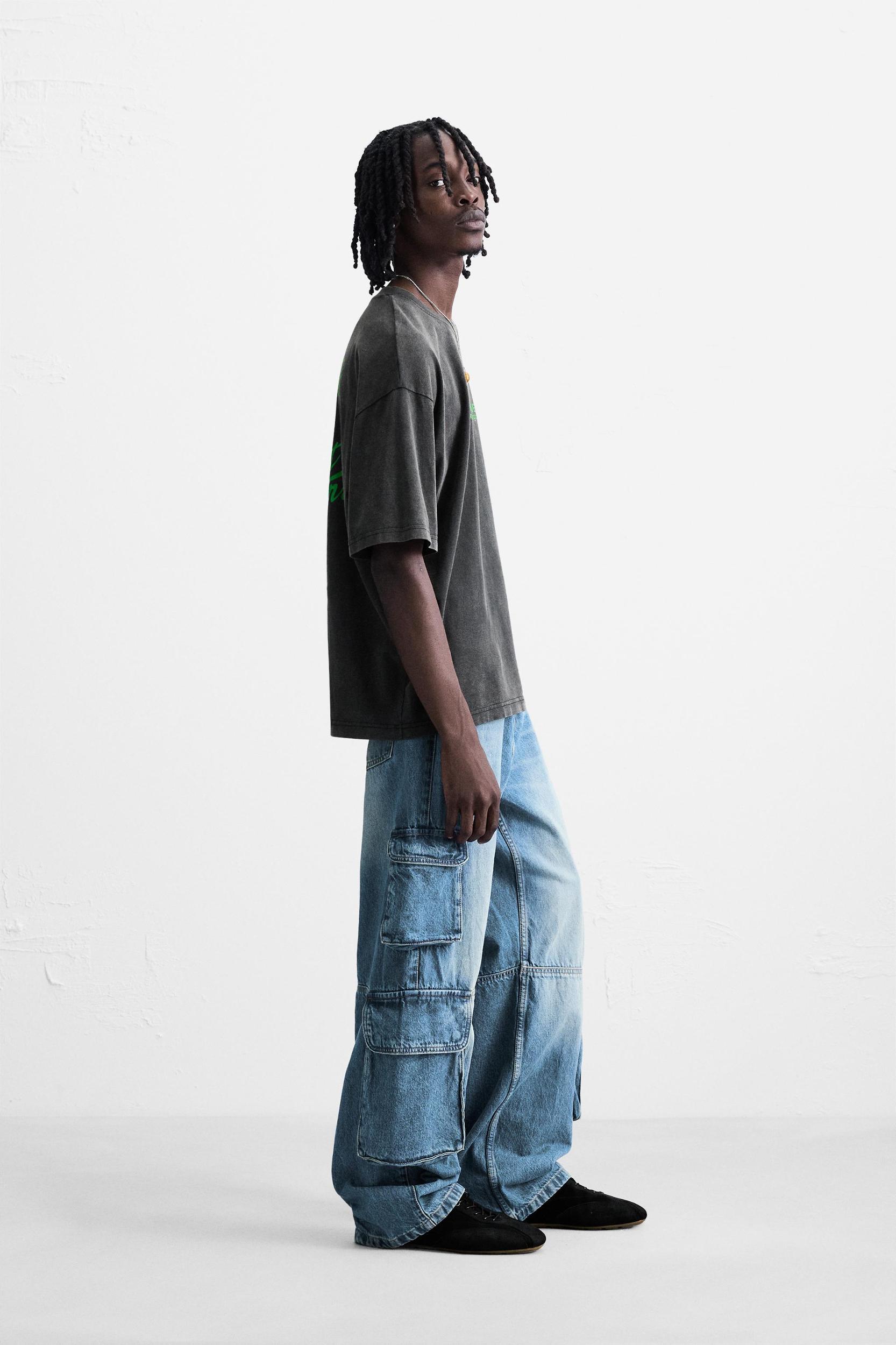 WASHED TEXT T-SHIRT Product Image
