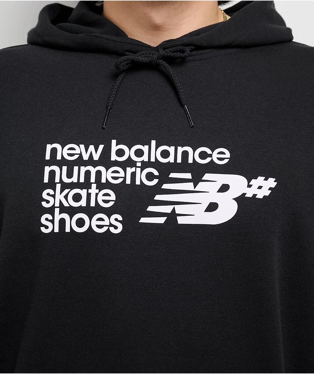 New Balance Numeric Logo Black Hoodie Product Image