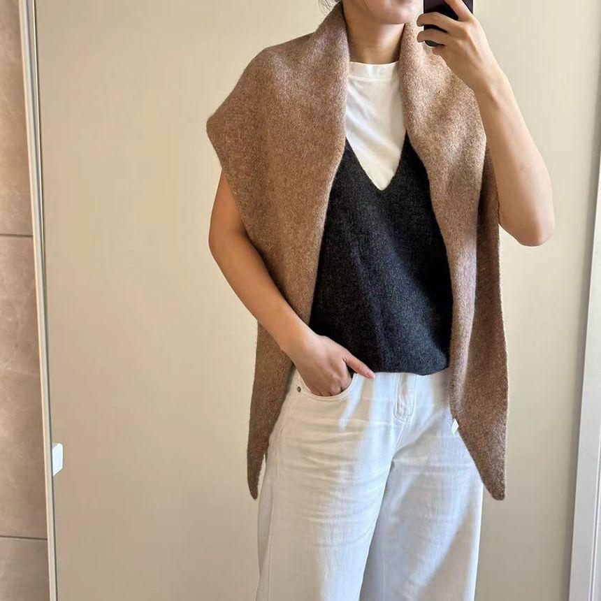 Plain Knit Shawl Product Image