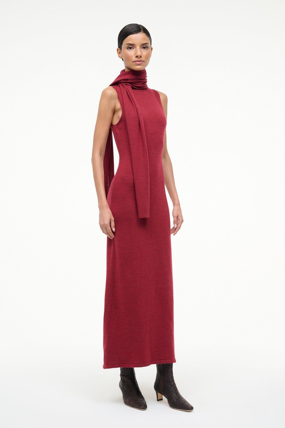 CANAL MIDI DRESS | SANGRIA Product Image