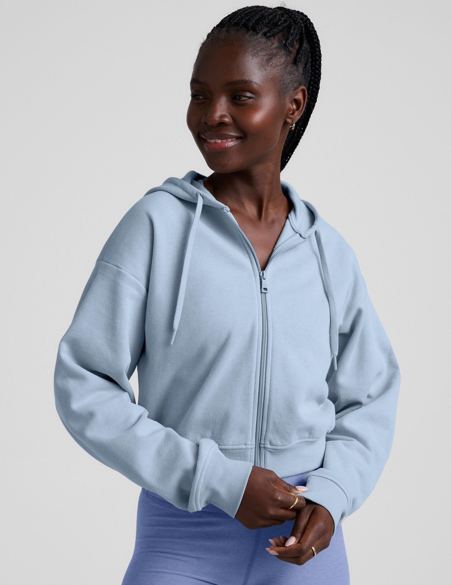 LuxeFleece Zip Up Hoodie Product Image