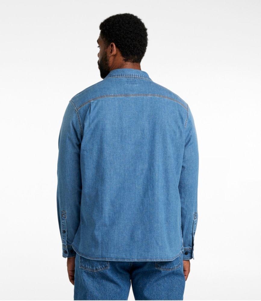 
                            Men's BeanFlex® Denim Shirt, Slightly Fitted Untucked Fit, Long-Sleeve
                         Product Image