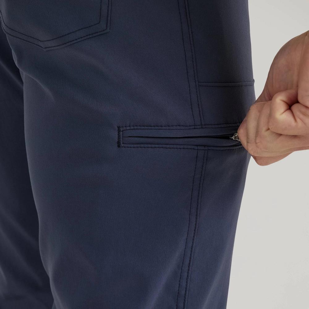 Wrangler Men's ATG Synthetic Straight Utility Pants - Blue Nights 30x30: Midweight, Stretch, Zippered Pocket Product Image