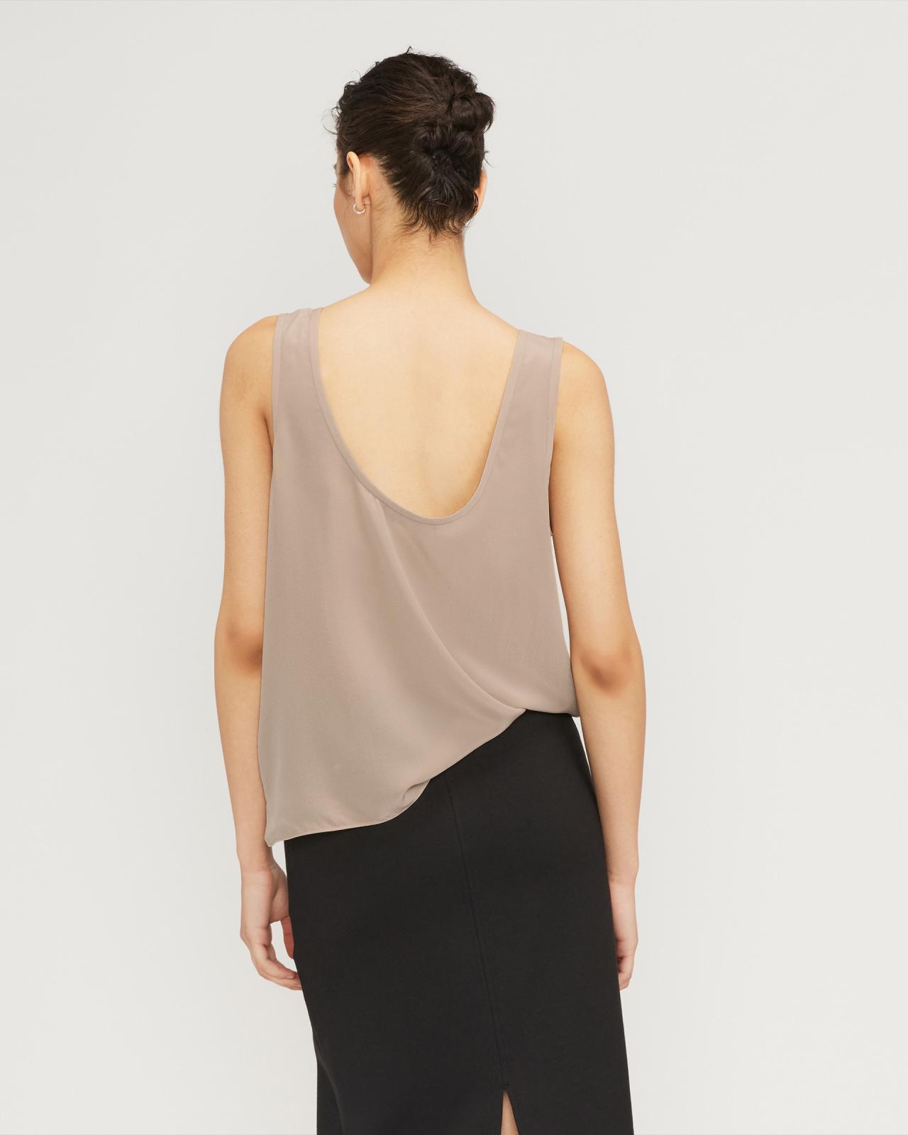 The Scoop Tank in Washable Silk Product Image