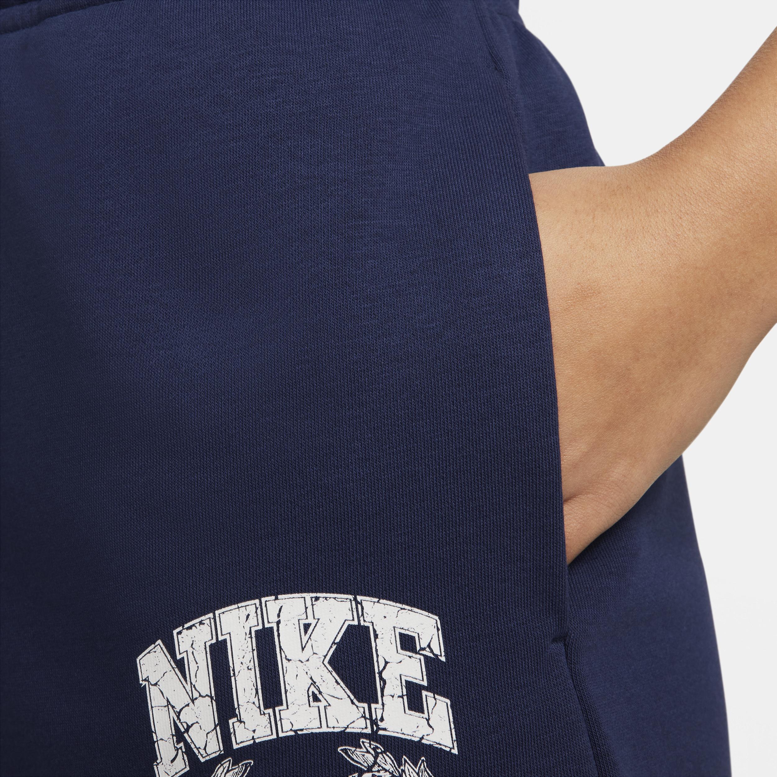 Womens Nike Sportswear Club Fleece Mid-Rise Graphic Shorts Product Image