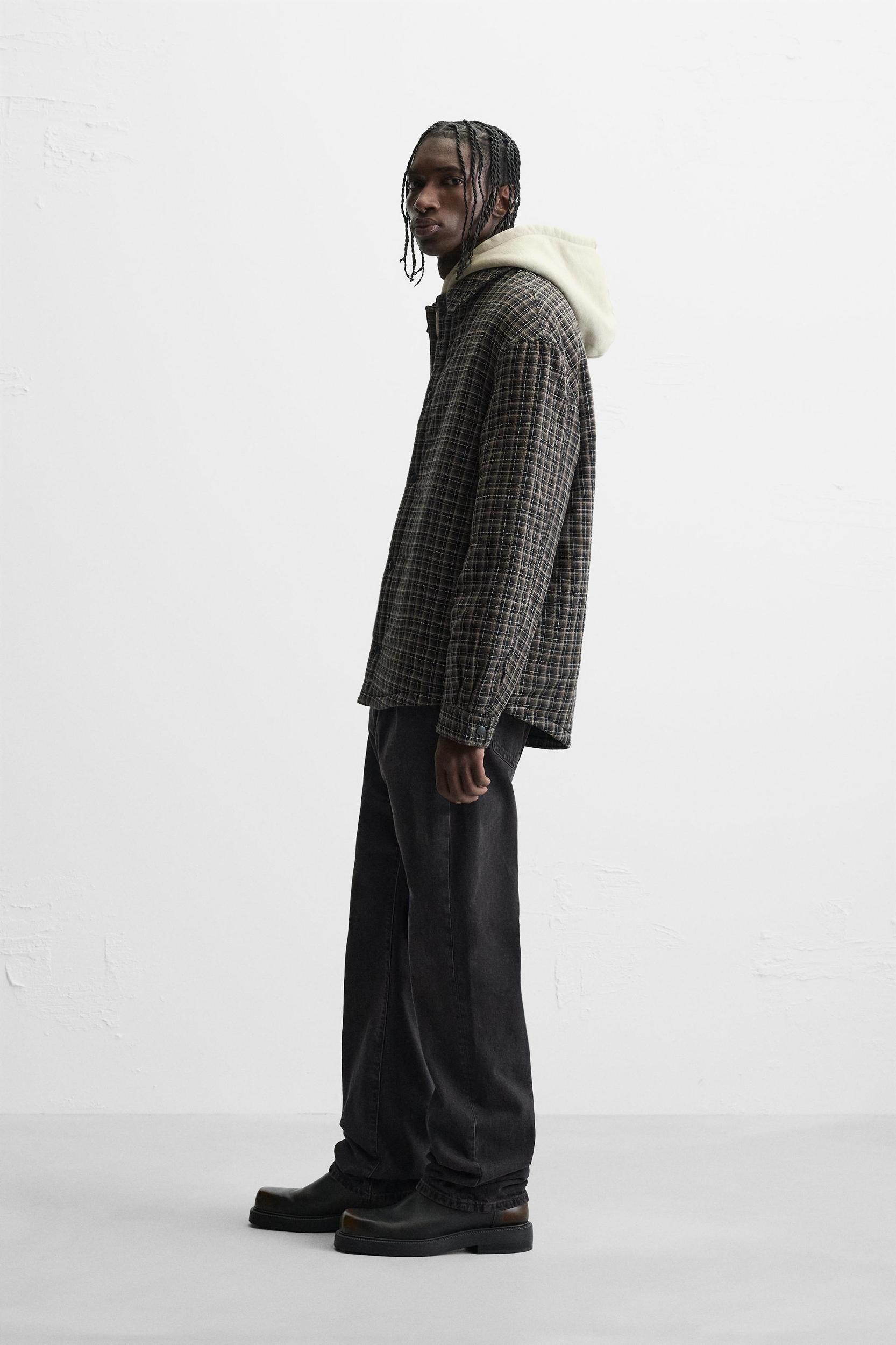 QUILTED PLAID OVERSHIRT Product Image